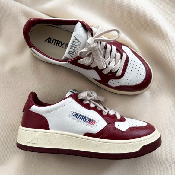 Autry "Medalist" Sneakers in Dark Red, size 37 - Picture 6 of 9
